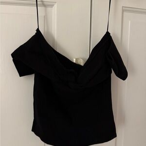 Stile Black Off-Shoulder Women's Top